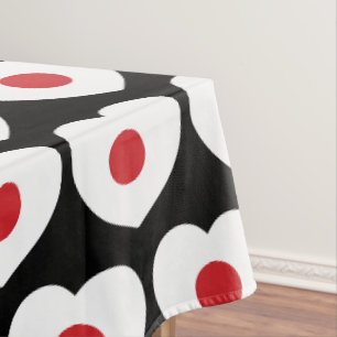 Nappe Japon Coeur du drapeau japonais