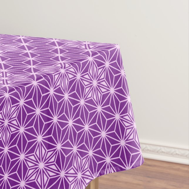 Nappe Japonais Asanoha motif - améthyste violet (In Situ)