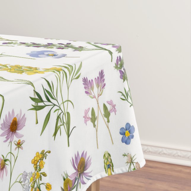 Nappe Jardin Bleu Fleur sauvage Motif (In Situ)