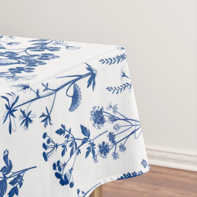 Nappe Jardin Bleu Fleur sauvage Motif (In Situ)
