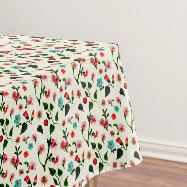 Nappe Jardin de fleurs de cerisier rose vintage (In Situ)