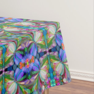 Nappe Jardin de fleurs sauvages de libellule Abstrait Fl