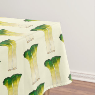 Nappe Jardin de poireaux sauvages Cuisine végétale