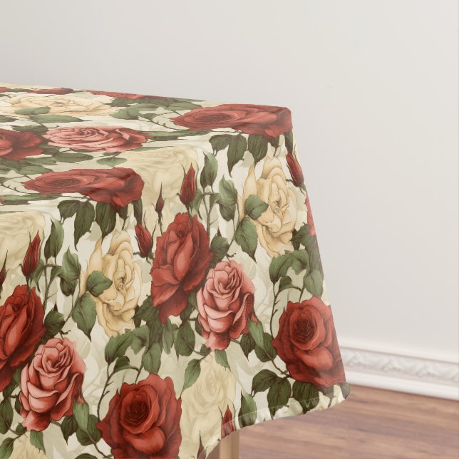 Nappe Jardin de roses à l'aquarelle (In Situ)