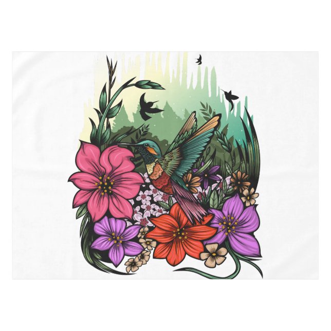 Nappe Jardin des colibris (Devant (Horizontal))