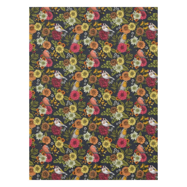 Nappe Jardin d'oiseaux et de fleurs 2 (Devant)