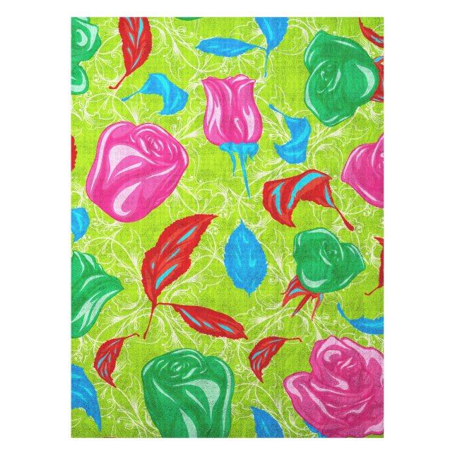 Nappe Jardin Fleuri Vibrant (Devant)