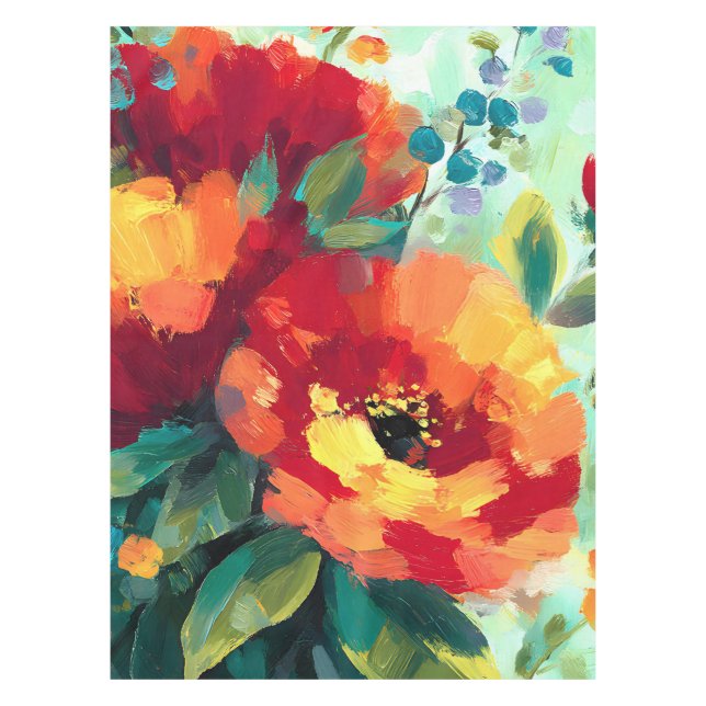 Nappe Jardin floral flamboyant (Devant)