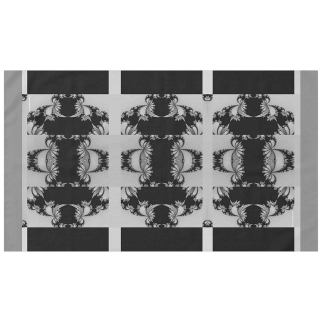 Nappe Jardin fractal gris A (Devant (Horizontal))