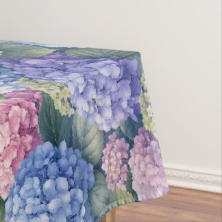 Nappe Jardins de hortensias luxuriants en fleurs