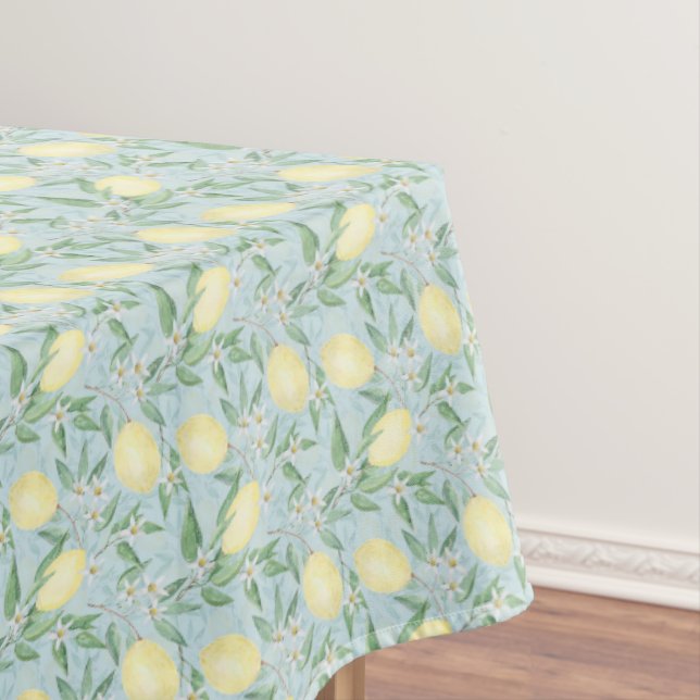 Nappe Jaune citron frais et citrus (In Situ)