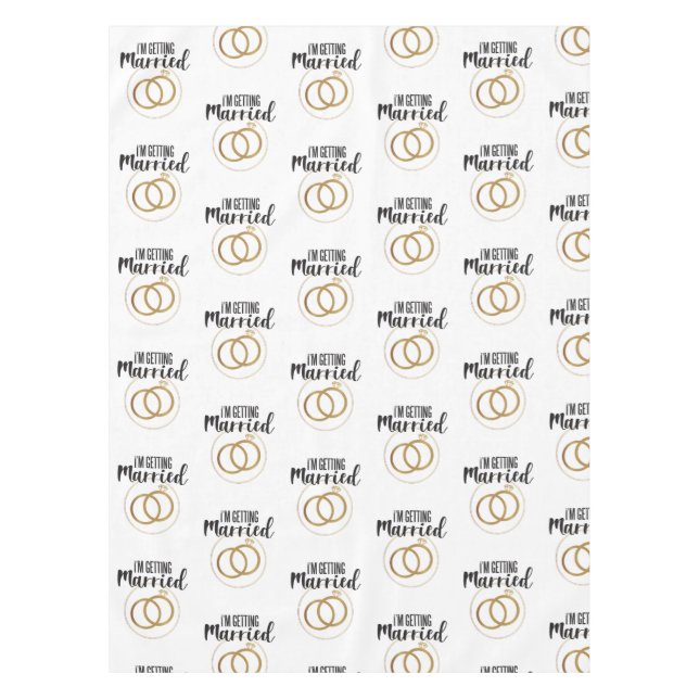 Nappe Je me marie (Devant)