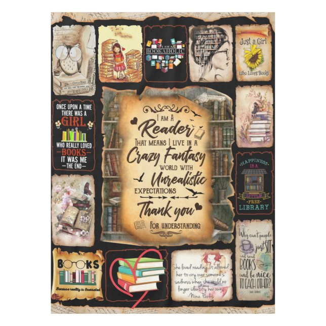 Nappe Je suis un lecteur qui veut dire que je vis dans u (Devant)