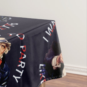 Nappe Je veux que vous fassiez la fête comme si c'était 