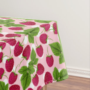 Nappe Joli framboise pois et chevron rouge