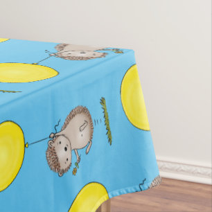 Nappe Joli hérisson et motif de dessin animé de ballon