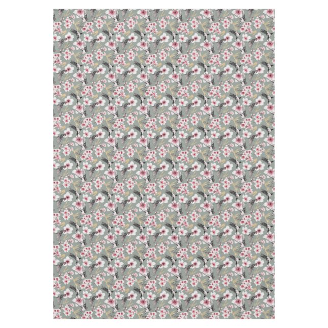 Nappe Joli japonais rose cerisier Motif (Devant)