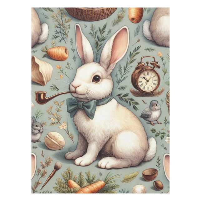 Nappe Joli lapin Vintage (Devant)