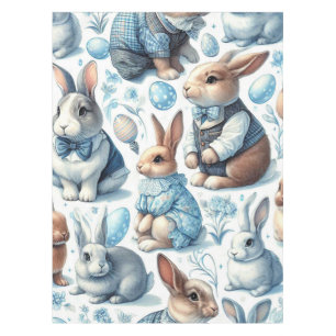 Nappe Joli lapin Vintage sans couture