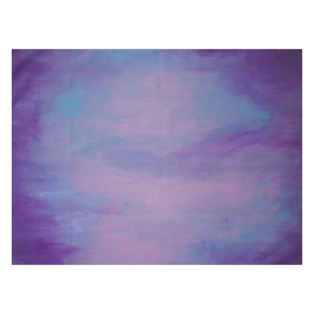 Nappe Joli Pastels | Cloud rose mignon Ciel bleu violet (Devant (Horizontal))