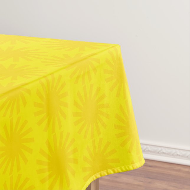 Nappe Joli soleil jaune motif moderne plaisir lumineux (In Situ)