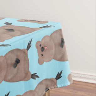 Nappe Joli sourire mignon dessin animé quokka