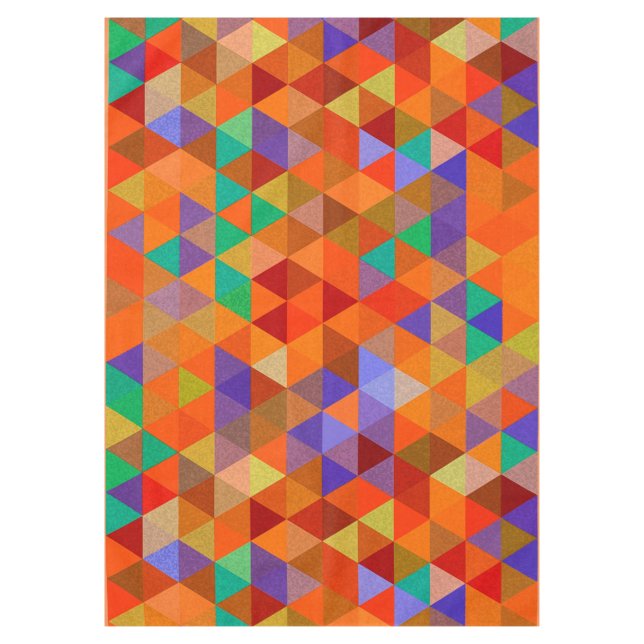 Nappe Joli Triangle grunge motif I + vos idées (Devant)