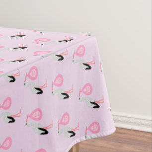 Nappe Jolie chatte rose bébé fille Stork