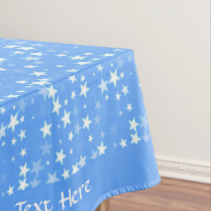 Nappe Jolie étoile blanche sur Bébé Bleu Bleu Bleu Bleu 