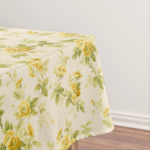 Nappe Jolie ferme jaune d'or Floral
