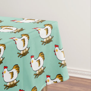 Nappe Jolie poulette de dessin animé sur un nid avec des