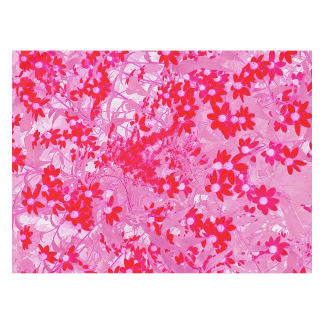 Nappe Jolies Fleurs Rouges (Devant (Horizontal))
