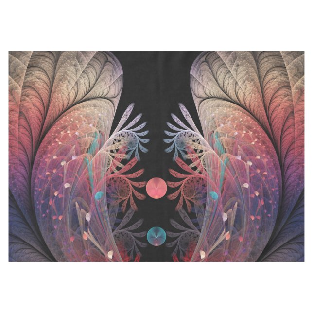 Nappe Jonglage Abstrait Moderne Fantaisie Art Fractal (Devant (Horizontal))