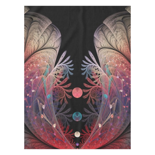 Nappe Jonglage Abstrait Moderne Fantaisie Art Fractal (Devant)