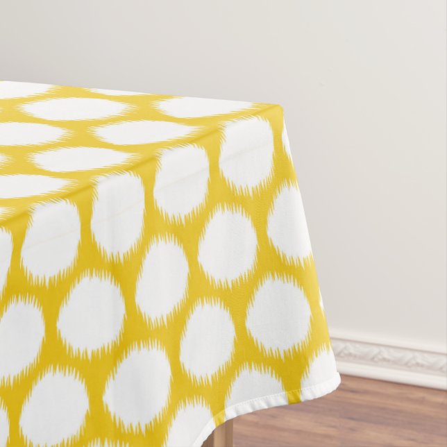 Nappe Jonquil Asiatique Moods Ikat Dots (In Situ)