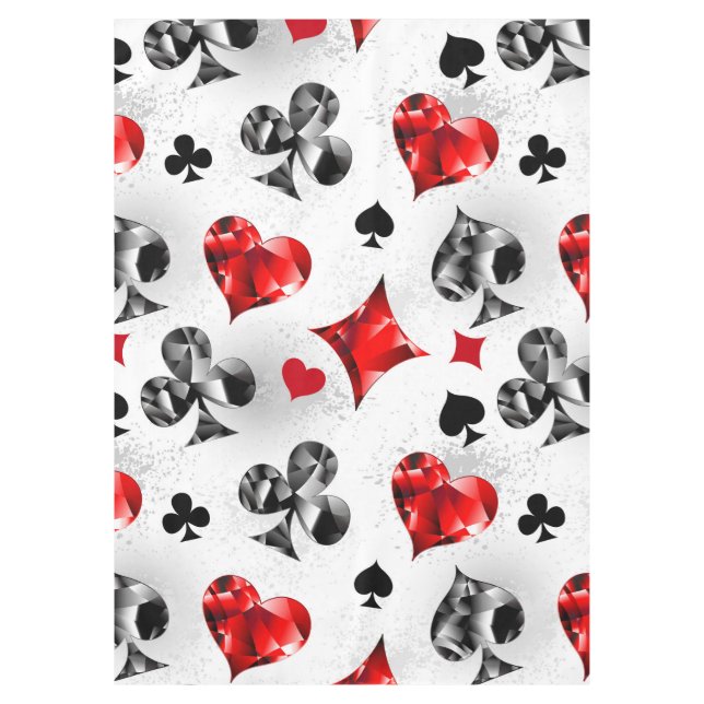 Nappe Joueur de poker Joueur de cartes de jouer costumes (Devant)