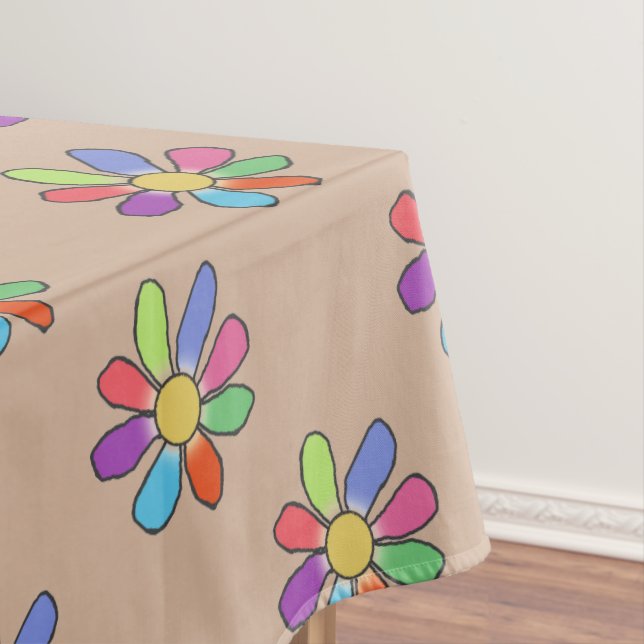 Nappe Jour coloré Grand motif floral (In Situ)