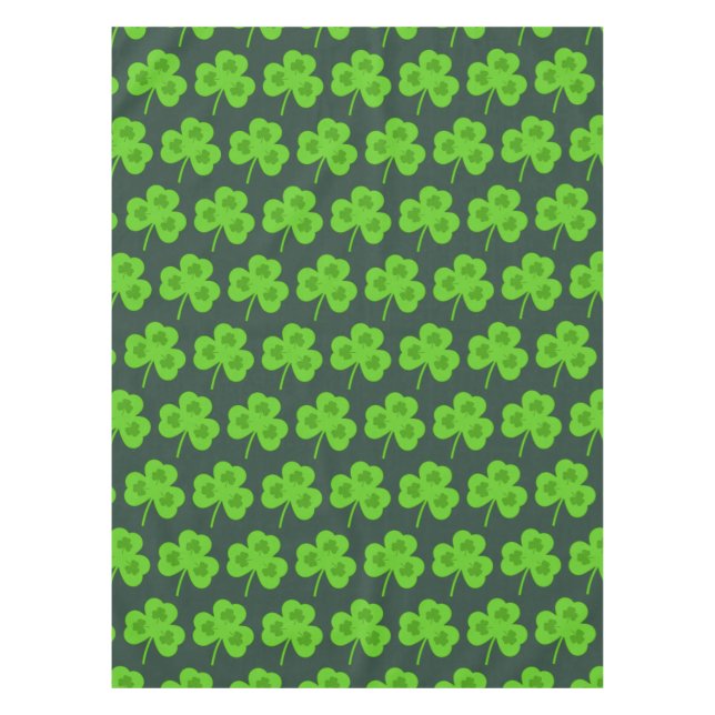 NAPPE JOUR DU SHAMROCK GREEN LEAF ST PATRICK (Devant)