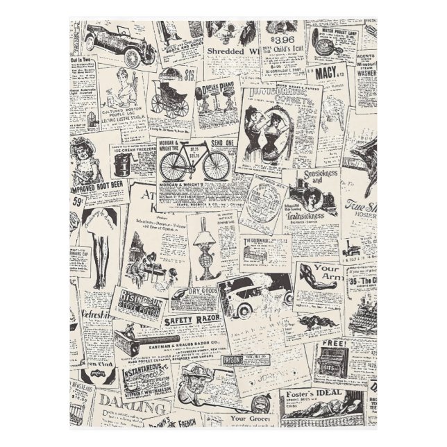 Nappe Journal vintage (Devant)