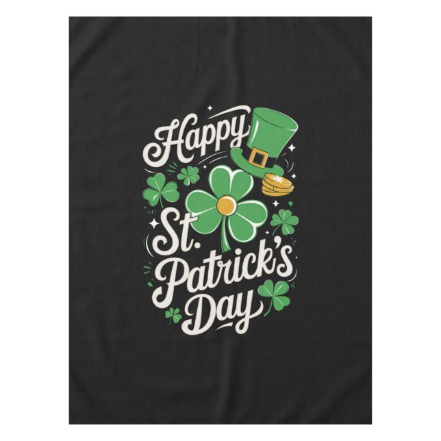 Nappe Joyeuse Saint-Patrick Patrimoine Irlandais St Patt (Devant)