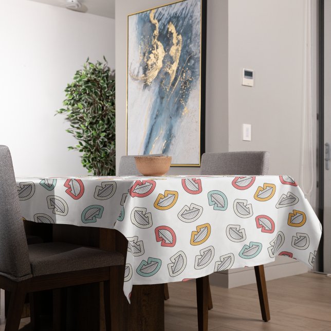 Nappe Joyeuses lèvres souriantes (table cloth)