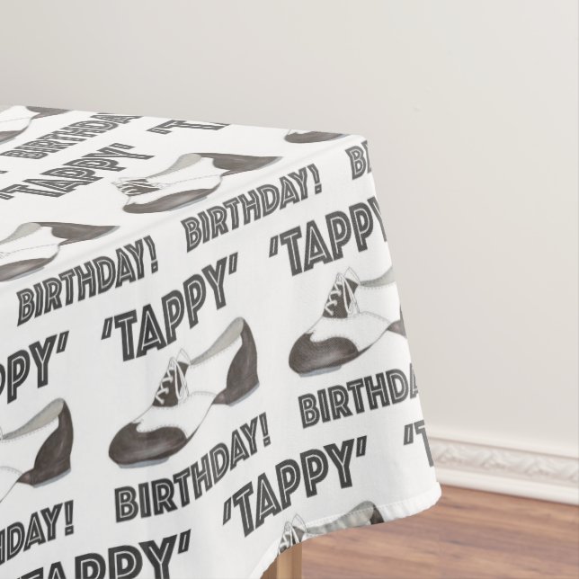 Nappe Joyeux anniversaire Anniversaire Tap Dance Tapdanc (In Situ)
