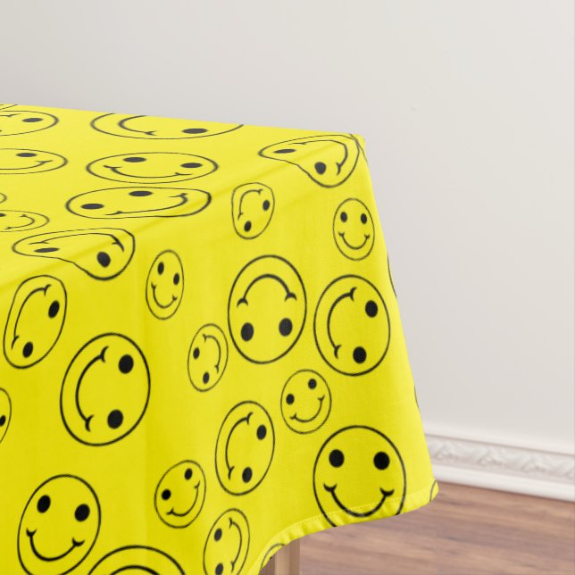 Nappe Joyeux Emoji face Jaune (In Situ)