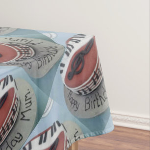 Nappe Joyeux gâteau de maman d'anniversaire