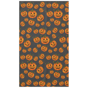 Nappe Joyeux Halloween jack-o-lanterne, tour à traiter