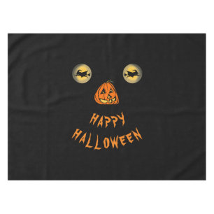 Nappe Joyeux Halloween Yeux de cuisine et nez Citrouille