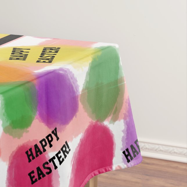 Nappe Joyeux haricots colorés de Pâques Aquarelle (In Situ)