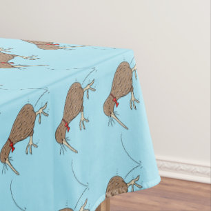 Nappe Joyeux kiwi de saut avec dessin de cravate arc