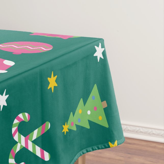 Nappe Joyeux motif de Noël (In Situ)