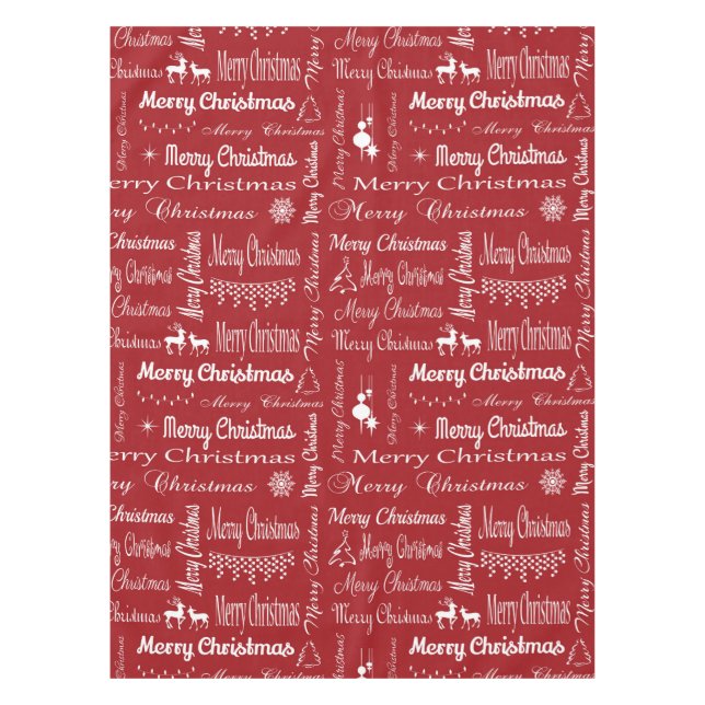 Nappe Joyeux Noël (Devant)